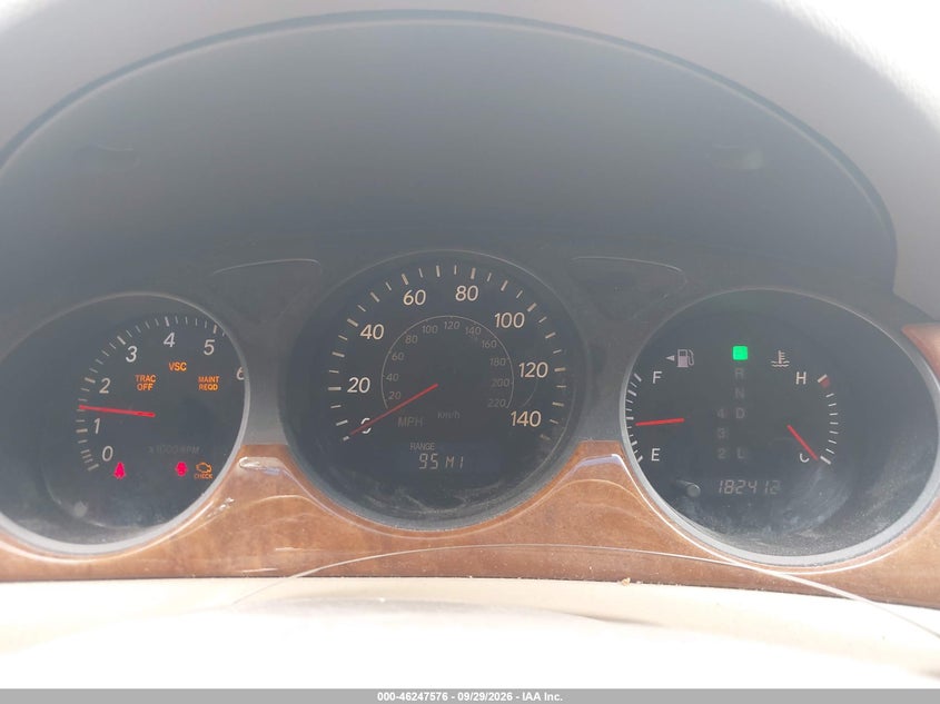 LEXUS ES 330 2005 VIN JTHBA30G155087100