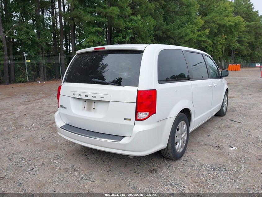Vin: 2c4rdgbg2jr129847, lot: 46747640, dodge grand caravan se 20184