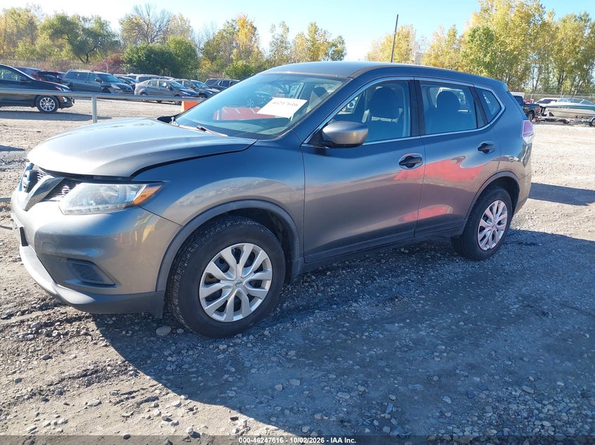 2016 Nissan Rogue S, Right Side, IAAI, VIN JN8AT2MV3GW150788 — photo 2