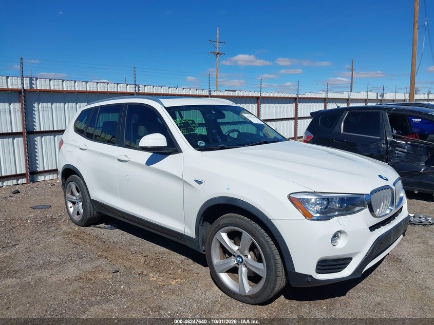Vin: 5uxwx9c57h0t13378, lot: 46747666, bmw x3 xdrive28i 2017 img_1