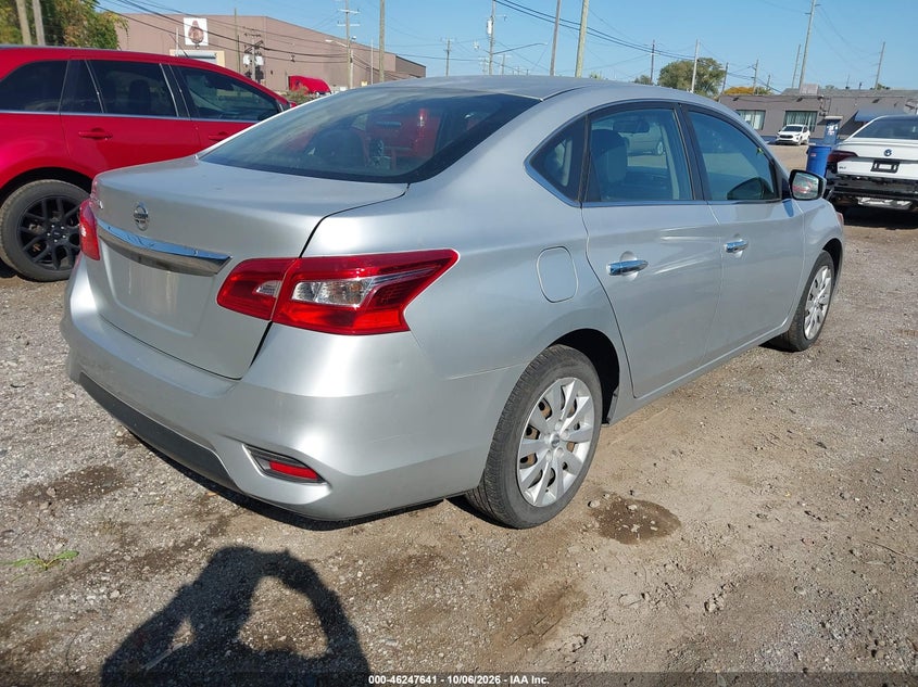 Vin: 3n1ab7ap7jy279749, lot: 46747667, nissan sentra s 20184