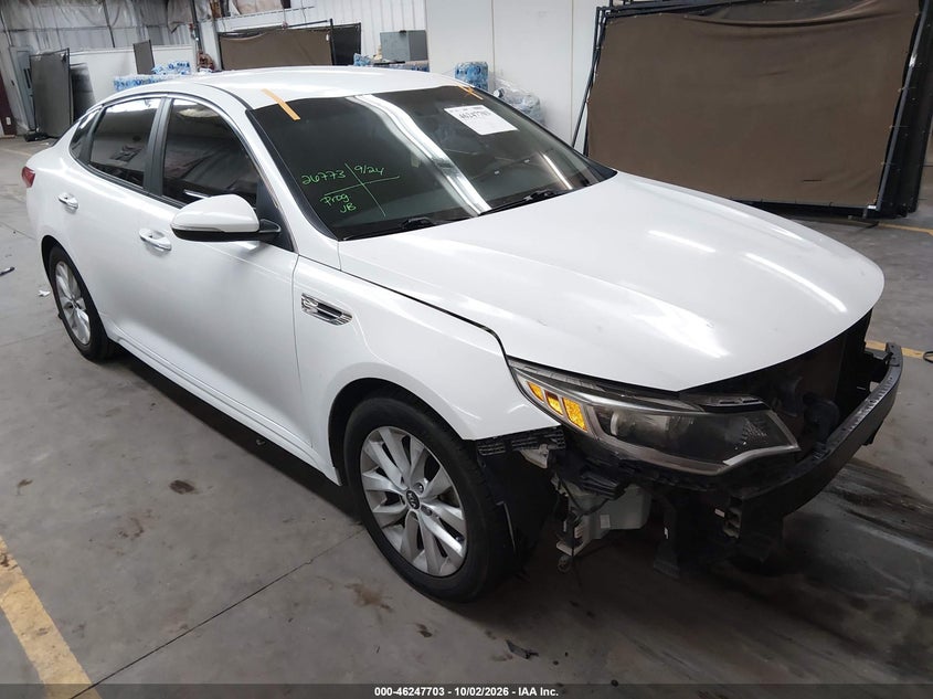 Vin: 5xxgt4l31gg068075, lot: 46747729, kia optima lx 20161