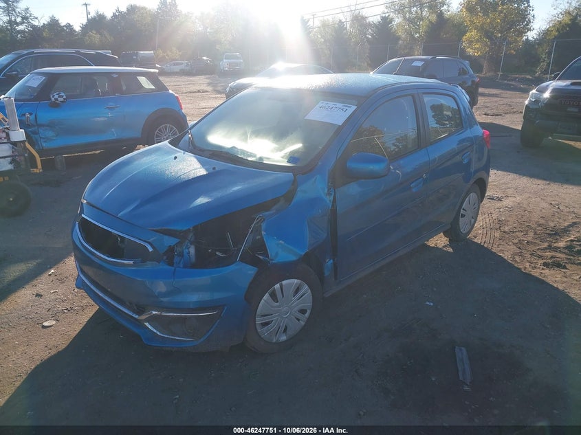 Vin: ml32a3hj3lh003780, lot: 46747777, mitsubishi mirage es/se 20202