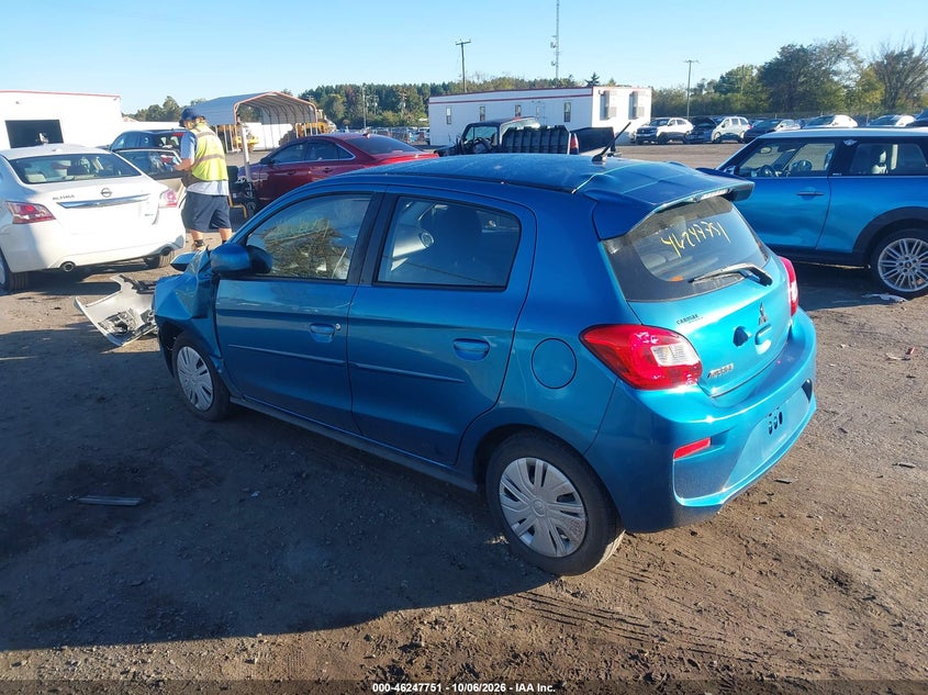 Vin: ml32a3hj3lh003780, lot: 46747777, mitsubishi mirage es/se 20203