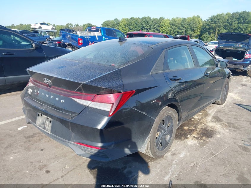 Vin: kmhls4ag7nu233119, lot: 46747780, hyundai elantra sel 20224