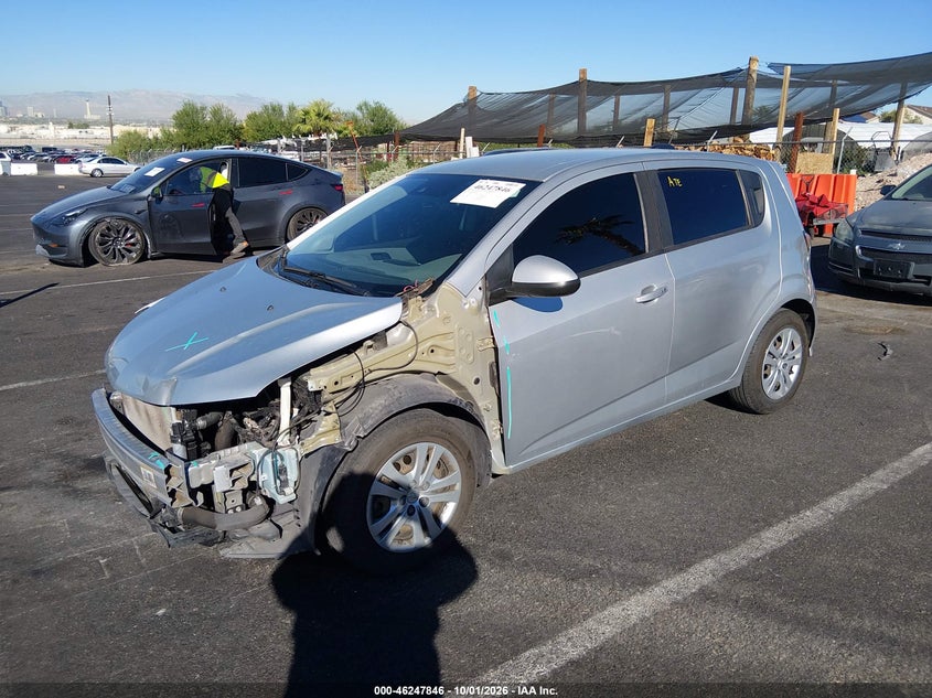 Vin: 1g1jg6sbxl4128933, lot: 46747872, chevrolet sonic fwd  1fl 5-door 20202