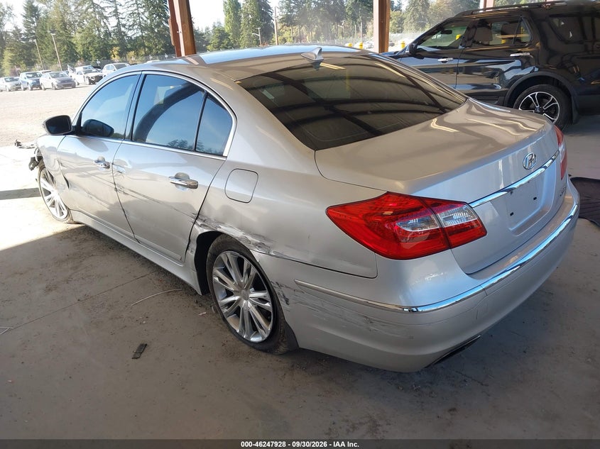 Vin: kmhgc4cd3cu202982, lot: 46747954, hyundai genesis 3.8l 20123
