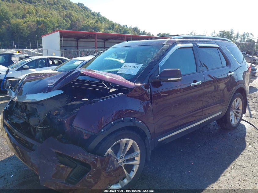 Vin: 1fm5k8f8xjgc66724, lot: 46747955, ford explorer limited 20182