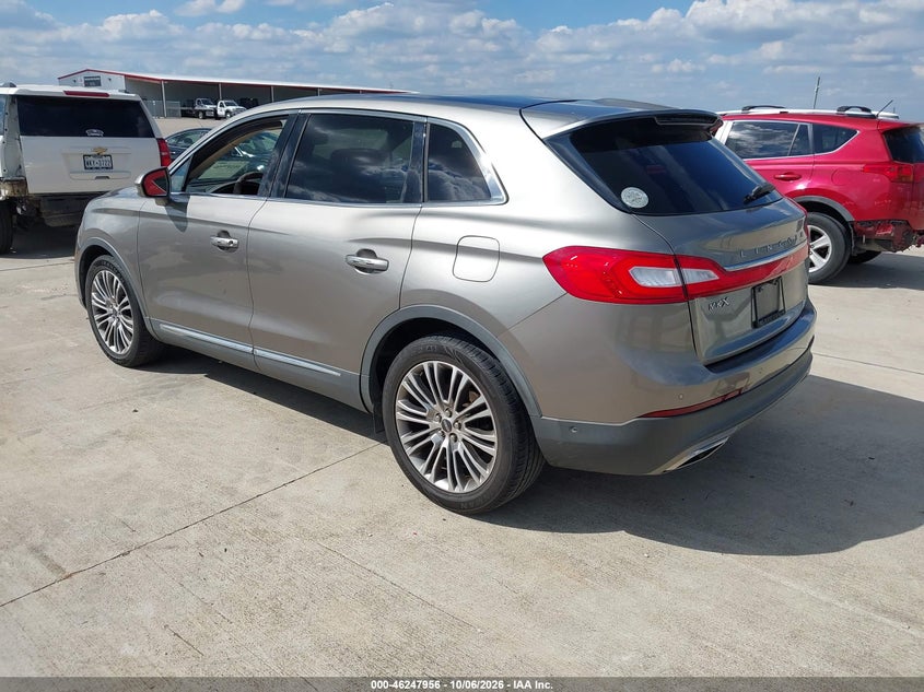Vin: 2lmpj6lr4hbl12616, lot: 46747981, lincoln mkx reserve 20173
