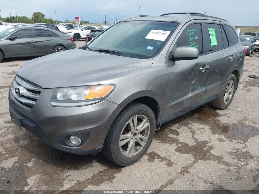 2012 Hyundai Santa Fe Limited, Левый бок, IAAI, VIN 5XYZK3AB1CG120083 — фото 2