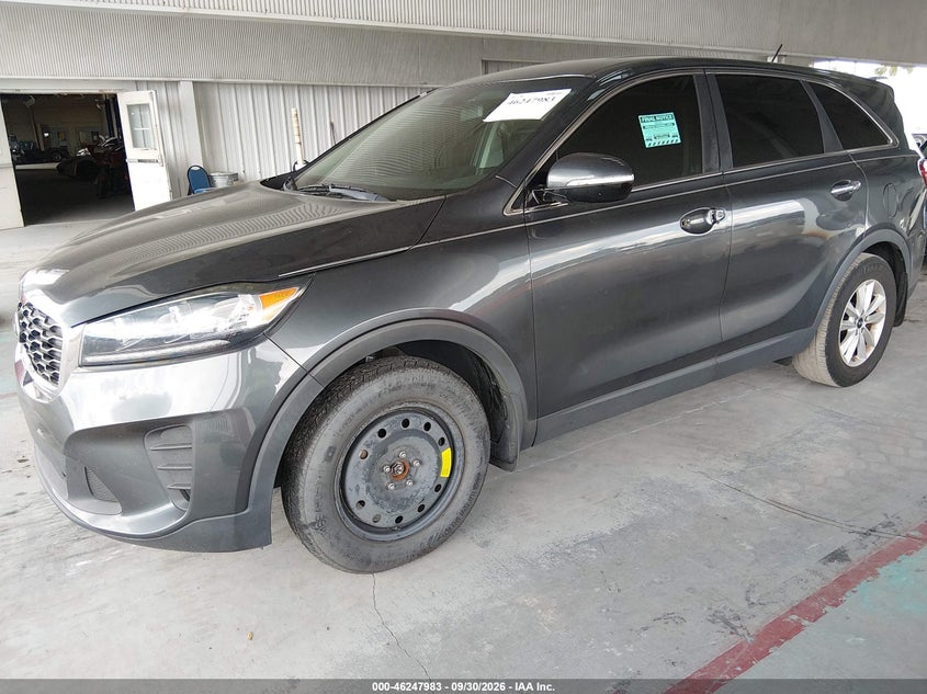 2020 Kia Sorento 2.4L Lx, Левый бок, IAAI, VIN 5XYPG4A38LG683820 — фото 2