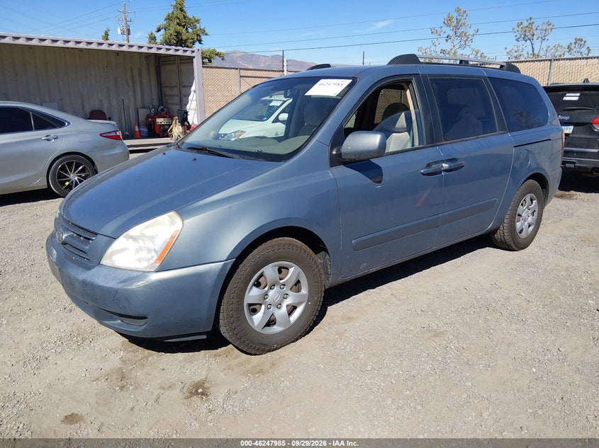 KIA SEDONA 2008 VIN KNDMB233086218445
