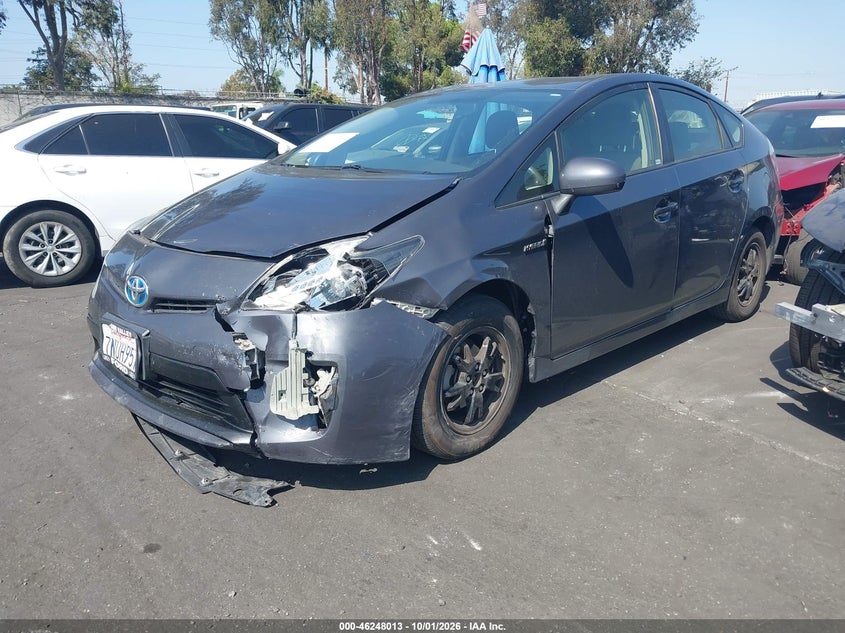 Vin: jtdkn3du4f1979890, lot: 46748039, toyota prius two 20152