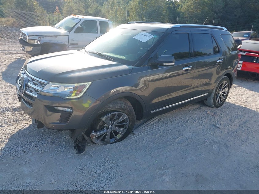 Vin: 1fm5k7f80jga64081, lot: 46748041, ford explorer limited 20182