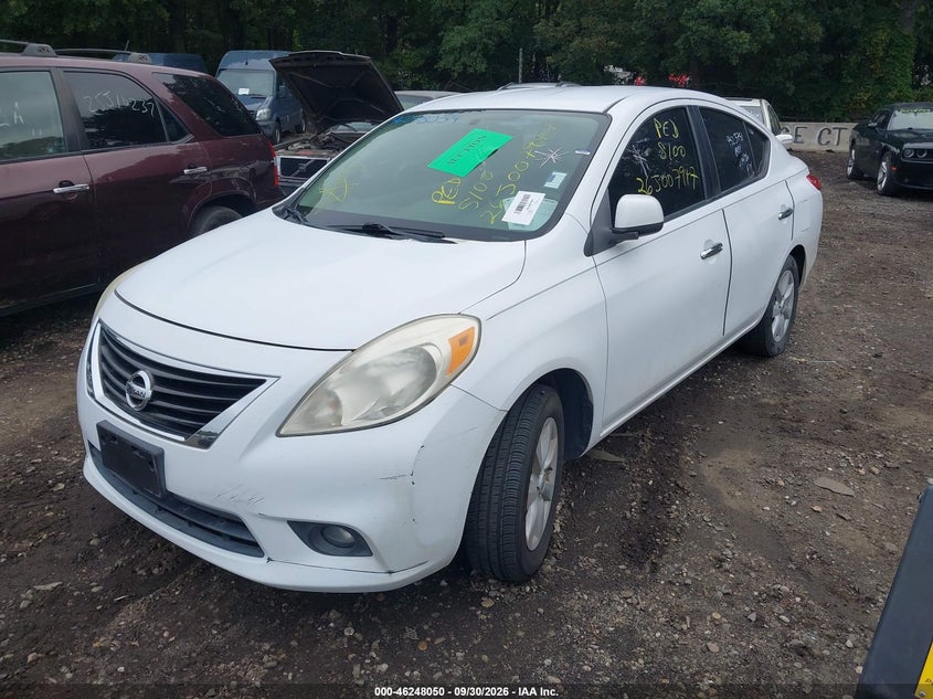 Vin: 3n1cn7ap5cl851790, lot: 46748076, nissan versa 1.6 sl 20122