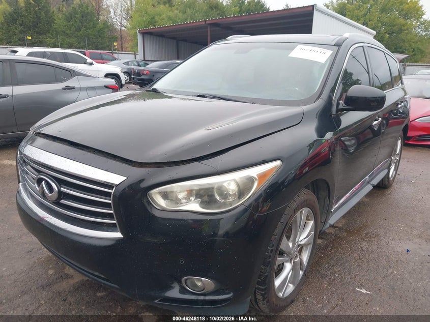 Vin: 5n1al0mm1dc335115, lot: 46748144, infiniti jx35 20132