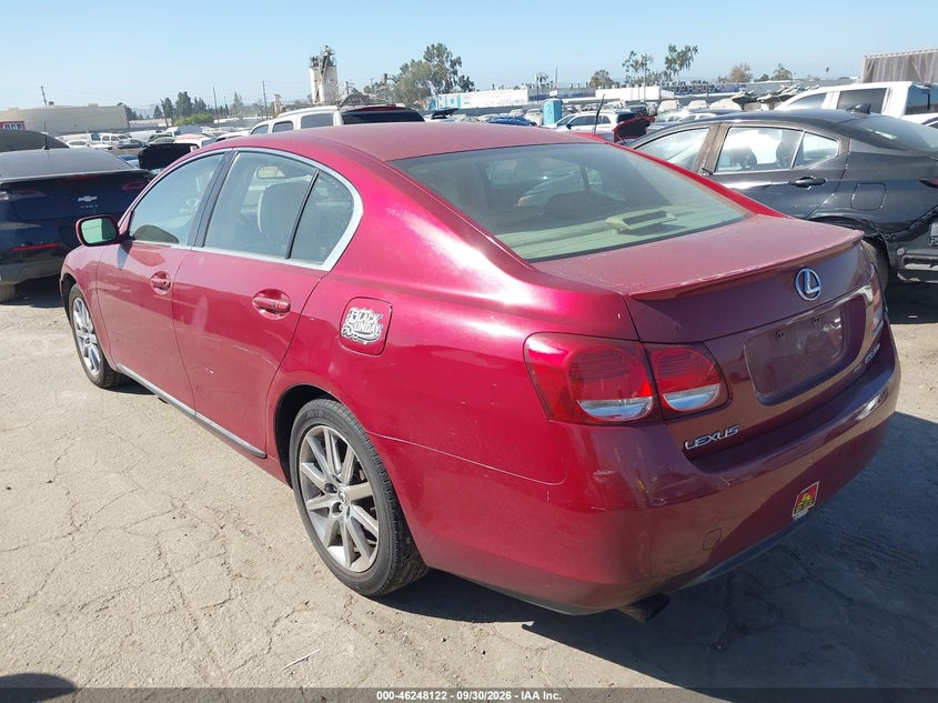 LEXUS GS 300 2006 VIN JTHCH96S060004530