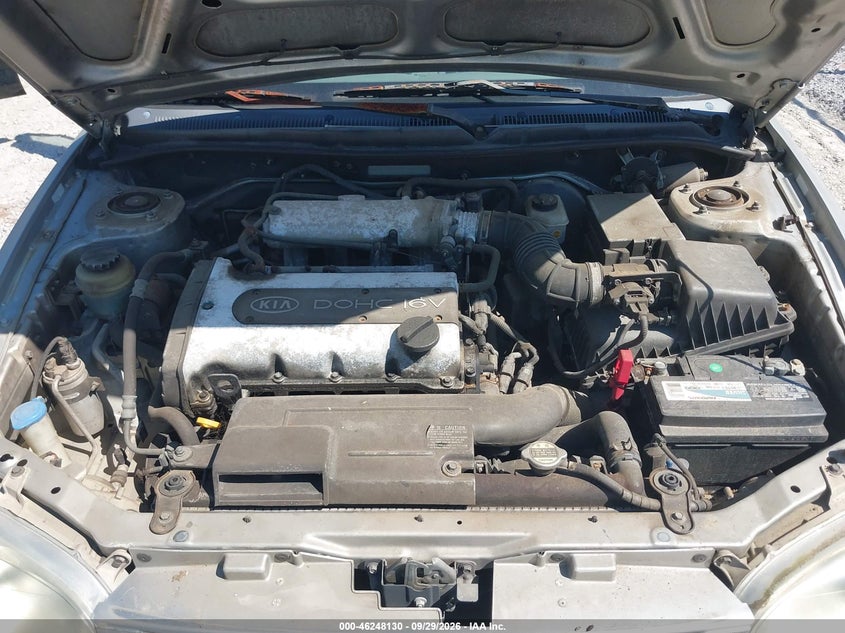 KIA SEPHIA 2001 VIN KNAFB121115093497