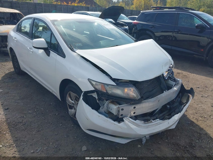 Vin: 2hgfb2f52dh537748, lot: 46748191, honda civic lx 2013 img_1