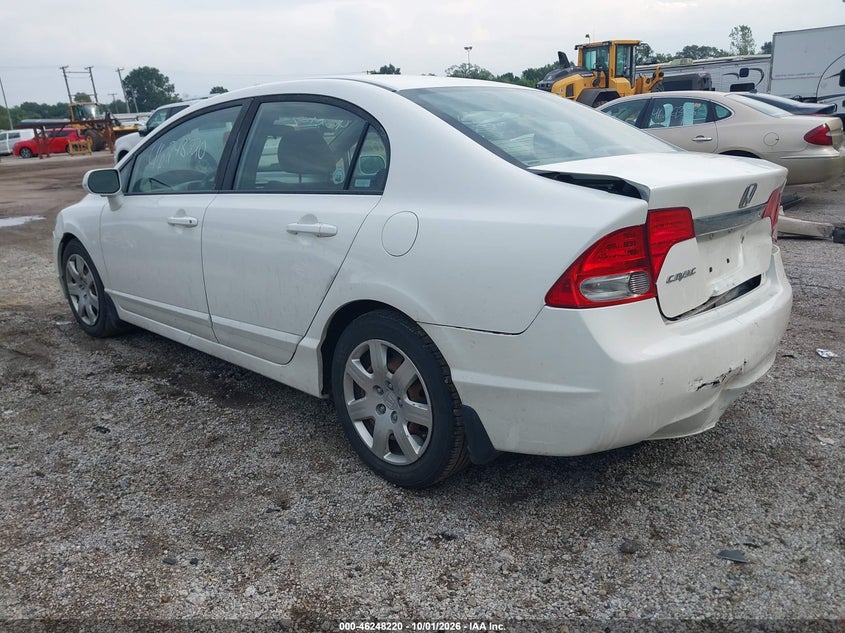 HONDA CIVIC SDN 2009 VIN 1HGFA165X9L007129