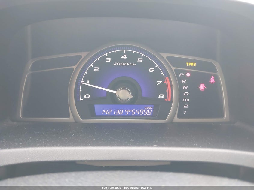 HONDA CIVIC SDN 2009 VIN 1HGFA165X9L007129