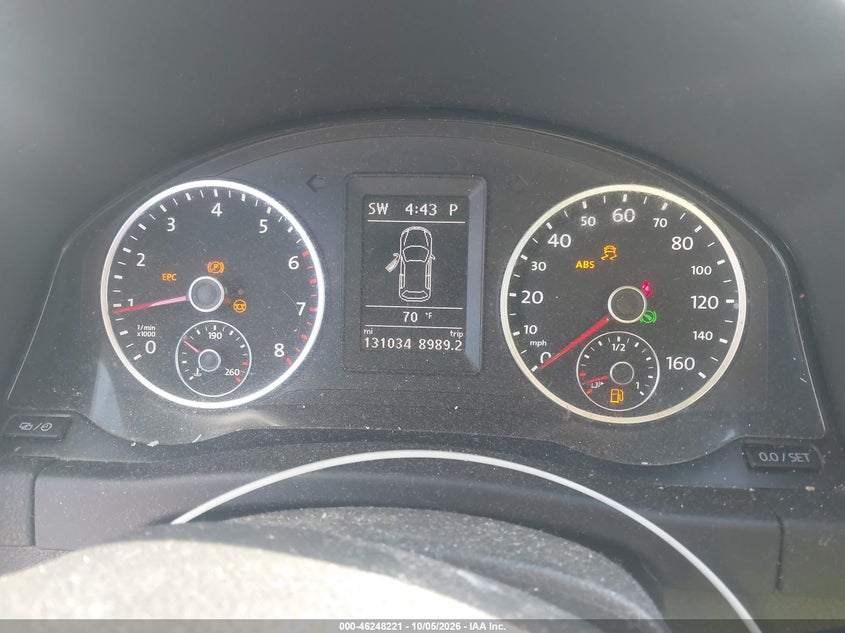 VOLKSWAGEN TIGUAN 2013 VIN WVGBV3AX5DW565740