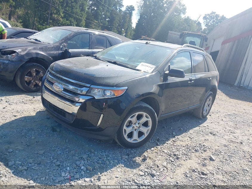 Vin: 2fmdk3jc3dbe30451, lot: 46748287, ford edge sel 20132