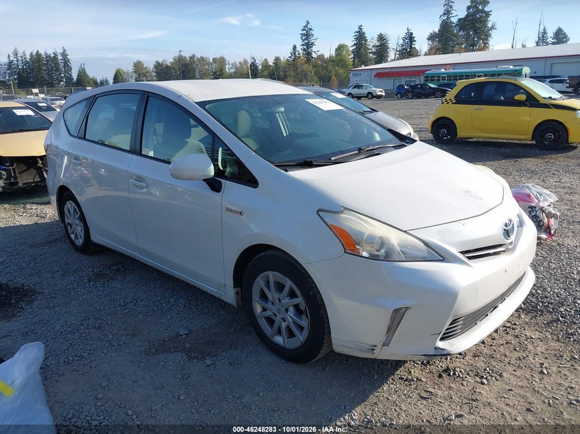 Vin: jtdzn3eu5c3054970, lot: 46748309, toyota prius v three 20121