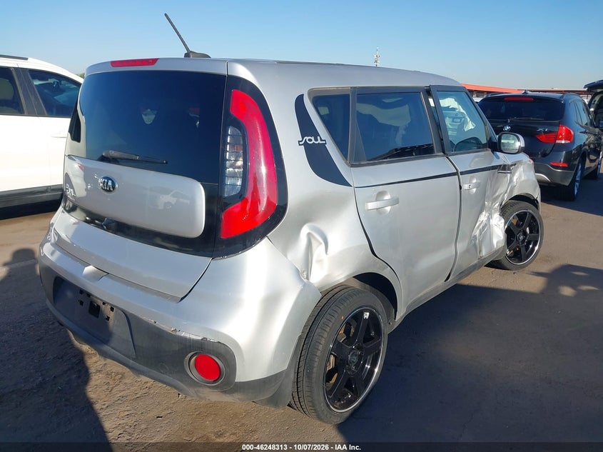 Vin: kndjn2a28k7694464, lot: 46748339, kia soul 20194