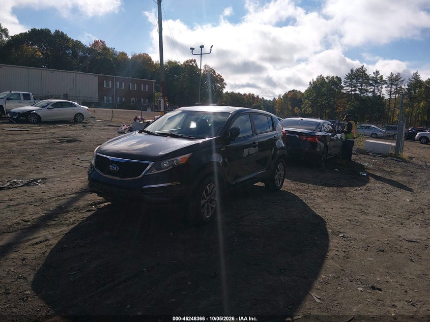 Vin: kndpbcac9f7781524, lot: 46748392, kia sportage lx 20152