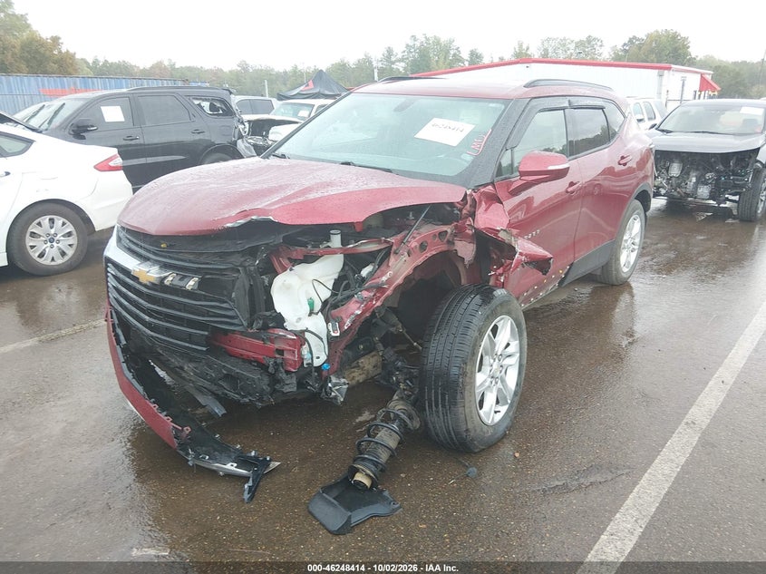 Vin: 3gnkbcrs7ls565441, lot: 46748440, chevrolet blazer fwd 2lt 20202