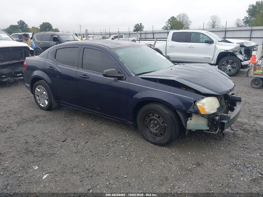 Vin: 1c3cdzab0dn760075, lot: 46748518, dodge avenger se 2013 img_1