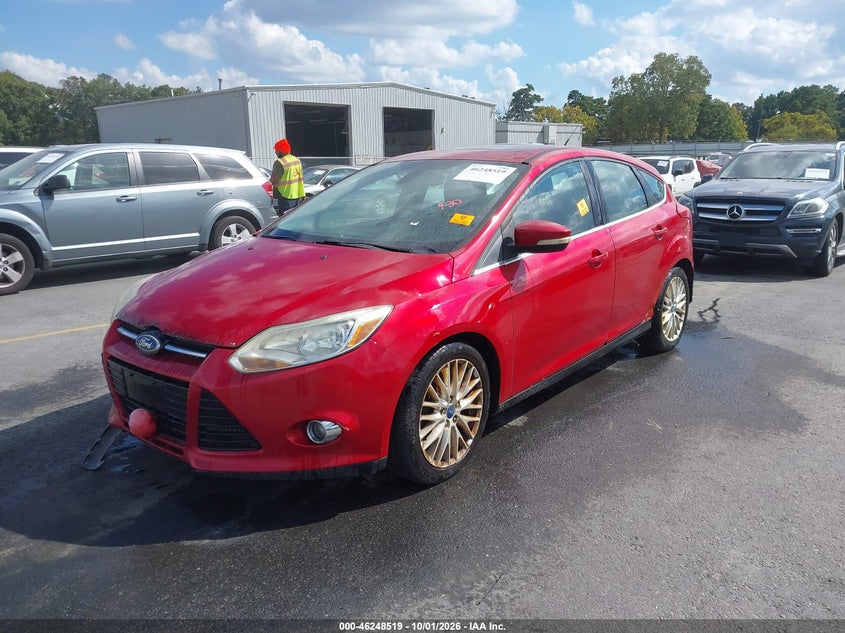 Vin: 1fahp3m24cl109016, lot: 46748545, ford focus sel 20122