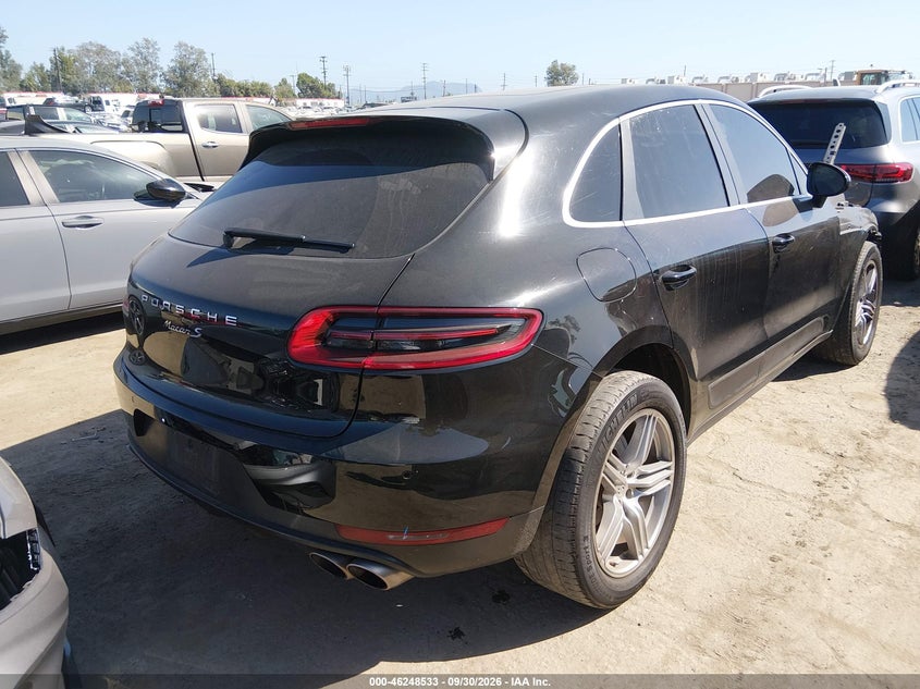 Vin: wp1ab2a52flb51643, lot: 46748559, porsche macan s 20154