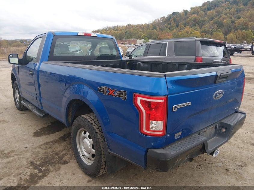 Vin: 1ftmf1e86gkd92565, lot: 46748565, ford f-150 xl 20163