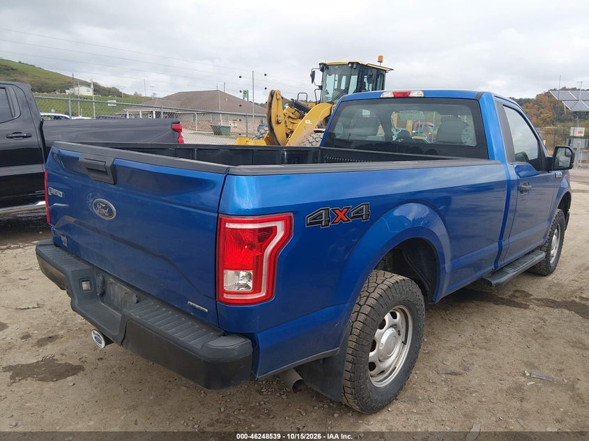 Vin: 1ftmf1e86gkd92565, lot: 46748565, ford f-150 xl 20164
