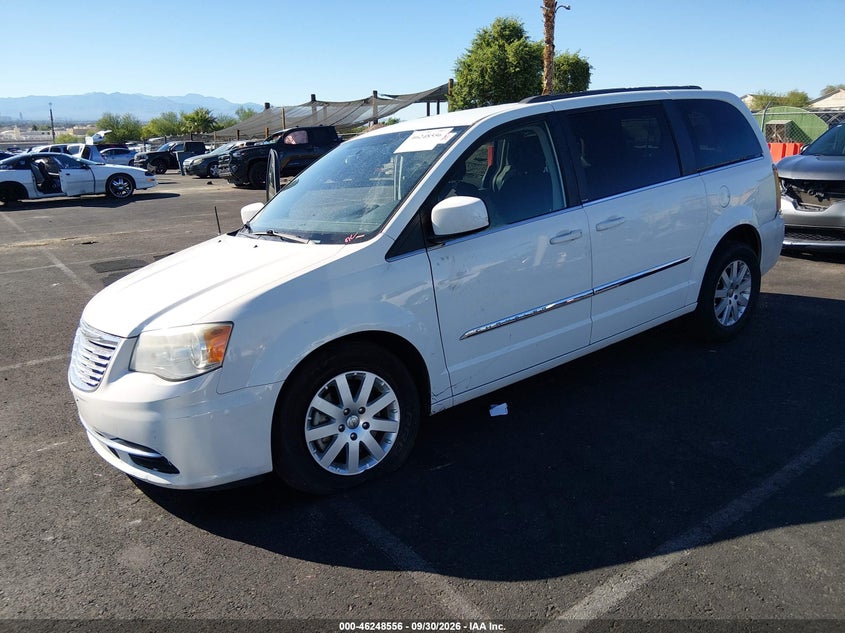 Vin: 2c4rc1bg1cr169887, lot: 46748582, chrysler town & country touring 20122