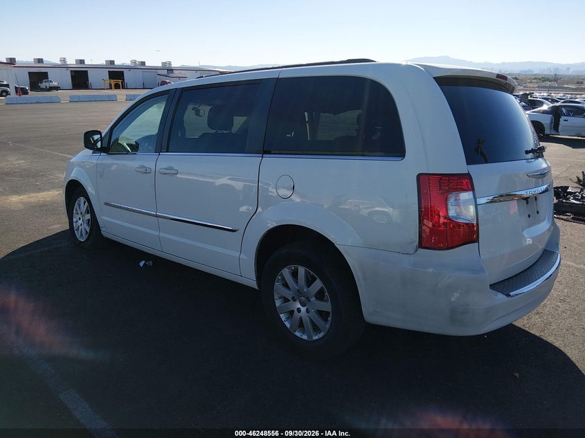Vin: 2c4rc1bg1cr169887, lot: 46748582, chrysler town & country touring 20123