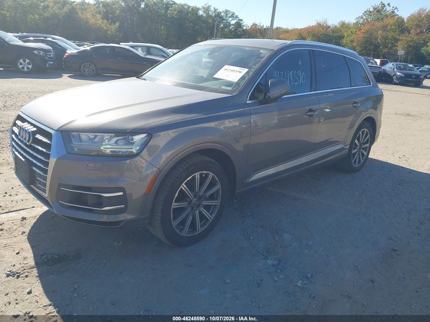 Vin: wa1laaf70hd043823, lot: 46748616, audi q7 3.0t premium 20172