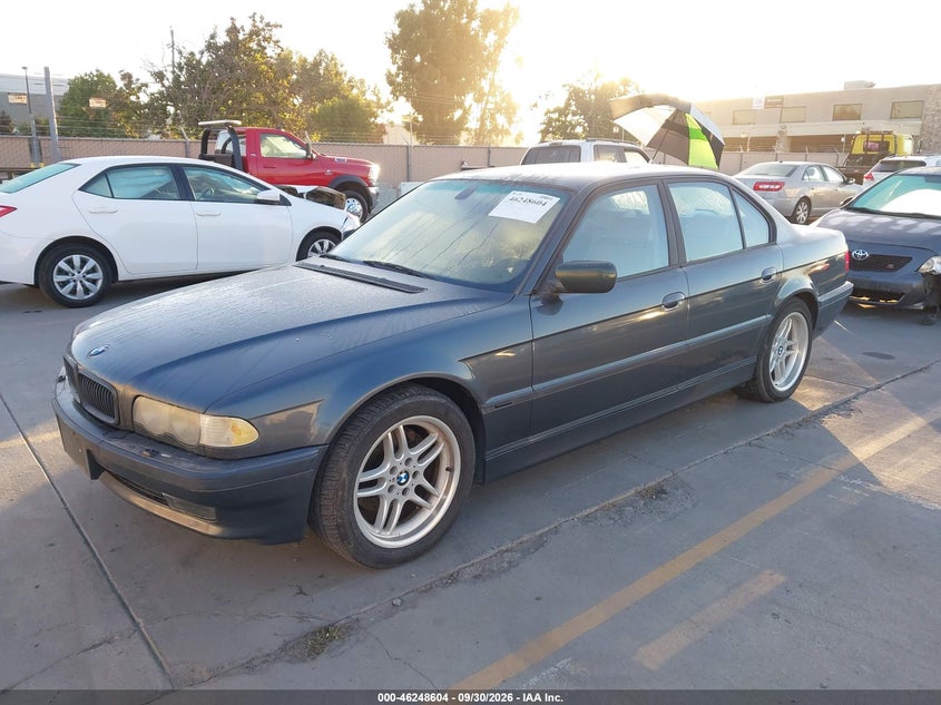 BMW 740IA 2001 VIN WBAGG83421DN81810