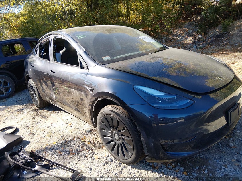 Vin: 7saygded5sa364615, lot: 46748642, tesla model y long range dual motor rear-wheel drive 20251