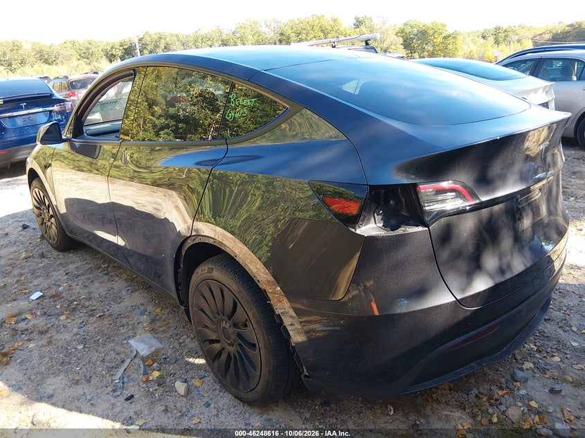 Vin: 7saygded5sa364615, lot: 46748642, tesla model y long range dual motor rear-wheel drive 20253