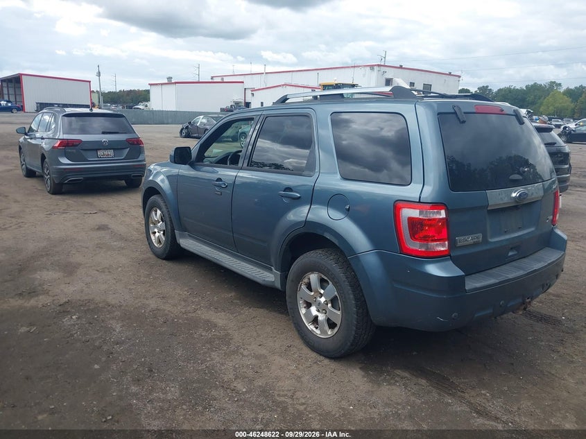 Vin: 1fmcu9eg1ckb70576, lot: 46748648, ford escape limited 20123
