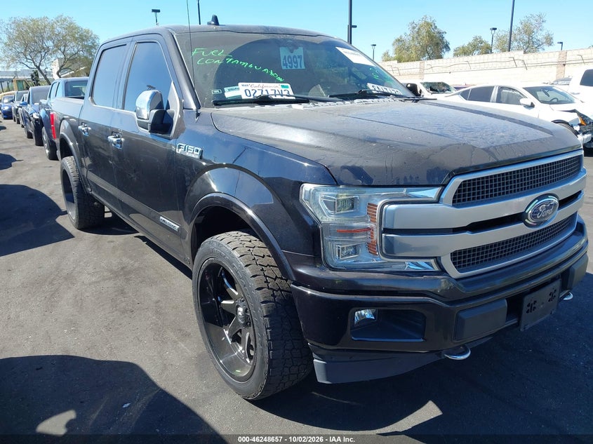 Vin: 1ftfw1e12kfa17432, lot: 46748683, ford f-150 platinum 2019 img_1