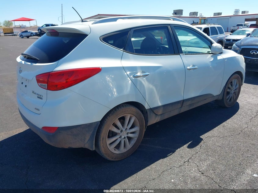 Vin: km8jucac1au064489, lot: 46748699, hyundai tucson limited 20104