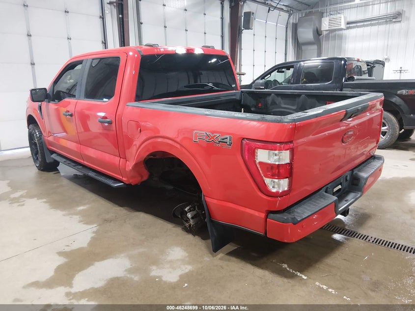 Vin: 1ftfw1e84mkd08053, lot: 46748725, ford f-150 xl 20213