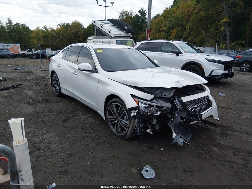 Vin: jn1bv7ar4em703300, lot: 46748802, infiniti q50 sport 20141