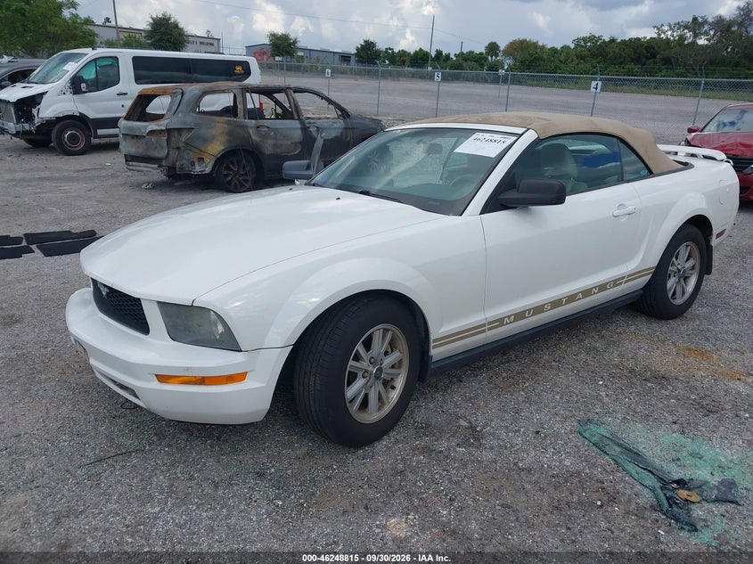 FORD MUSTANG 2006 VIN 1ZVFT84N665127110