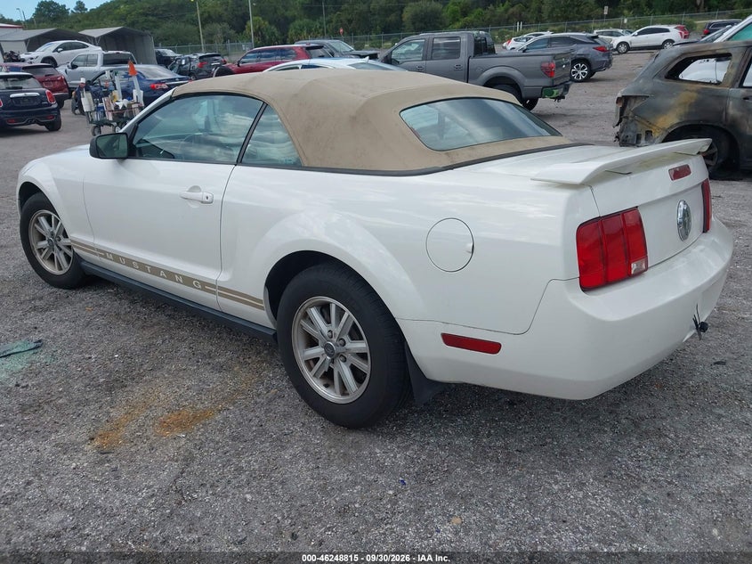 FORD MUSTANG 2006 VIN 1ZVFT84N665127110
