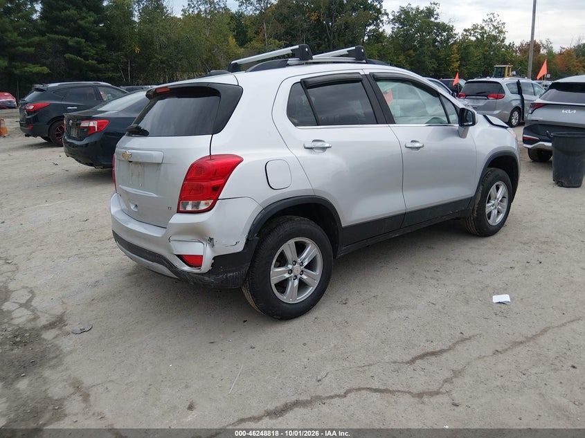 Vin: kl7cjpsb4jb685687, lot: 46748844, chevrolet trax lt 20184